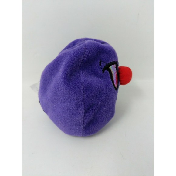 Silly Slammers Knuckles Design #2 Beanbag Purple Angry VTG 1998 90s Toy Not Work - Picture 4 of 9